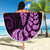 Purple New Zealand Paisley Silver Fern Beach Blanket Aotearoa Maori LT14 - Polynesian Pride