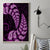 Purple New Zealand Paisley Silver Fern Canvas Wall Art Aotearoa Maori LT14 - Polynesian Pride