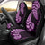 Purple New Zealand Paisley Silver Fern Car Seat Cover Aotearoa Maori LT14 - Polynesian Pride