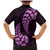 Purple New Zealand Paisley Silver Fern Family Matching Mermaid Dress and Hawaiian Shirt Aotearoa Maori LT14 - Polynesian Pride