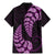 Purple New Zealand Paisley Silver Fern Family Matching Mermaid Dress and Hawaiian Shirt Aotearoa Maori LT14 - Polynesian Pride