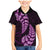 Purple New Zealand Paisley Silver Fern Family Matching Mermaid Dress and Hawaiian Shirt Aotearoa Maori LT14 Son's Shirt Purple - Polynesian Pride