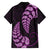 Purple New Zealand Paisley Silver Fern Family Matching Off Shoulder Short Dress and Hawaiian Shirt Aotearoa Maori LT14 - Polynesian Pride