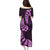 Purple New Zealand Paisley Silver Fern Family Matching Puletasi Dress and Hawaiian Shirt Aotearoa Maori LT14 - Polynesian Pride