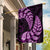 Purple New Zealand Paisley Silver Fern Garden Flag Aotearoa Maori LT14 House Flag Purple - Polynesian Pride