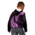 Purple New Zealand Paisley Silver Fern Kid Hoodie Aotearoa Maori LT14 - Polynesian Pride