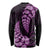 Purple New Zealand Paisley Silver Fern Long Sleeve Shirt Aotearoa Maori LT14 - Polynesian Pride