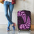 Purple New Zealand Paisley Silver Fern Luggage Cover Aotearoa Maori LT14 - Polynesian Pride