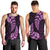 Purple New Zealand Paisley Silver Fern Men Tank Top Aotearoa Maori LT14 - Polynesian Pride