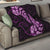 Purple New Zealand Paisley Silver Fern Quilt Aotearoa Maori LT14 - Polynesian Pride