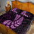 Purple New Zealand Paisley Silver Fern Quilt Bed Set Aotearoa Maori LT14 - Polynesian Pride