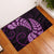 Purple New Zealand Paisley Silver Fern Rubber Doormat Aotearoa Maori LT14 Purple - Polynesian Pride