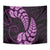 Purple New Zealand Paisley Silver Fern Tapestry Aotearoa Maori LT14 - Polynesian Pride