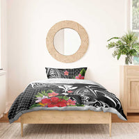 Hawaii Iwa Bird Bedding Set Great Frigatebird Kanaka Tropical Flowers LT14 - Polynesian Pride