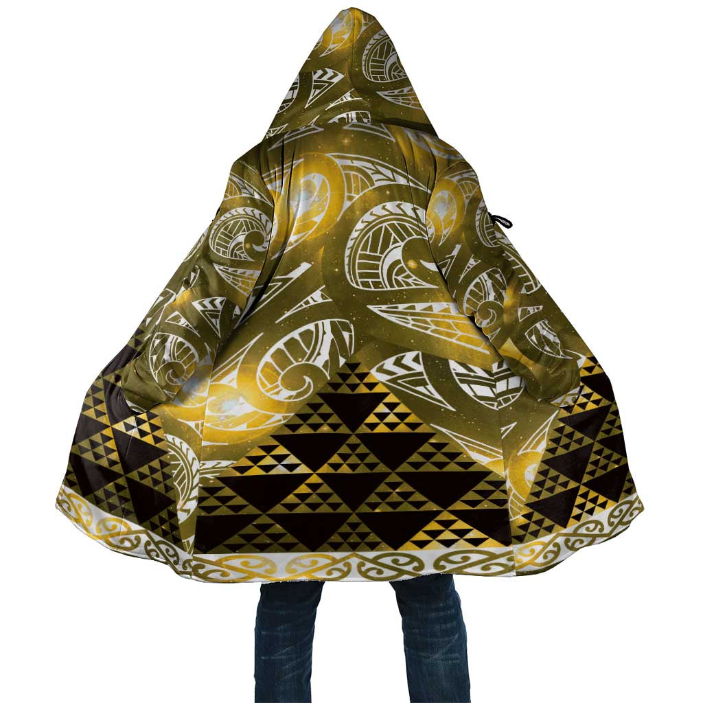 Matariki New Zealand Cloak NZ Niho Taniwha Maori New Year Yellow Galaxy LT14 Unisex Yellow - Polynesian Pride