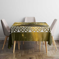 Matariki New Zealand Tablecloth NZ Niho Taniwha Maori New Year Yellow Galaxy LT14 - Polynesian Pride