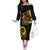 Personalised Vanuatu 678 Off The Shoulder Long Sleeve Dress Proud To Be A Ni-Van