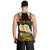 Vanuatu Triton's Trumpet Men Tank Top Tropical Flowers Vanuatuan Map