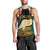 Vanuatu Triton's Trumpet Men Tank Top Tropical Flowers Vanuatuan Map