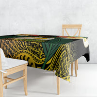 Vanuatu Triton's Trumpet Tablecloth Tropical Flowers Vanuatuan Map LT14 - Polynesian Pride