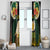 Vanuatu Triton's Trumpet Window Curtain Tropical Flowers Vanuatuan Map