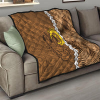 Vanuatu Coconut Crab Quilt Ni-Van Tropical Leaves With Sand Drawing Art LT14 - Polynesian Pride