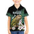 Personalised New Zealand Kakapo Family Matching Long Sleeve Bodycon Dress and Hawaiian Shirt Aotearoa Fern With Manuka