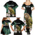 Personalised New Zealand Kakapo Family Matching Summer Maxi Dress and Hawaiian Shirt Aotearoa Fern With Manuka