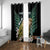 Personalised New Zealand Kakapo Window Curtain Aotearoa Fern With Manuka