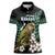 Personalised New Zealand Kakapo Women Polo Shirt Aotearoa Fern With Manuka