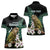 Personalised New Zealand Kakapo Women Polo Shirt Aotearoa Fern With Manuka