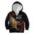 Personalised New Zealand Kea Kid Hoodie Nestor Notabilis With Harakeke Maori Pattern