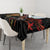 Personalised New Zealand Kea Tablecloth Nestor Notabilis With Harakeke Maori Pattern