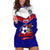 Personalised American Samoa Football Hoodie Dress Polynesian Sporty Style LT14 Blue - Polynesian Pride