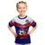 Personalised American Samoa Football Kid T Shirt Polynesian Sporty Style LT14 Blue - Polynesian Pride