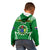 Cook Islands Football Kid Hoodie Go Kuki Airani Polynesian Sporty Style LT14 - Polynesian Pride