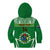 Personalised Cook Islands Football Kid Hoodie Go Kuki Airani Polynesian Sporty Style LT14 - Polynesian Pride