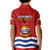 Kiribati Football Kid Polo Shirt Polynesian Pattern Mix Kiribatian Flag LT14 - Polynesian Pride
