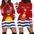 Personalised Kiribati Football Hoodie Dress Polynesian Pattern Mix Kiribatian Flag LT14 - Polynesian Pride