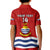 Personalised Kiribati Football Kid Polo Shirt Polynesian Pattern Mix Kiribatian Flag LT14 - Polynesian Pride