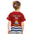 Personalised Kiribati Football Kid T Shirt Polynesian Pattern Mix Kiribatian Flag LT14 - Polynesian Pride