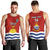 Personalised Kiribati Football Men Tank Top Polynesian Pattern Mix Kiribatian Flag LT14 - Polynesian Pride