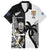 Custom Fiji And New Zealand Rugby Hawaiian Shirt Aotearoa Silver Fern Mix Fijian Tapa Pattern