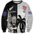 Custom Fiji And New Zealand Rugby Sweatshirt Aotearoa Silver Fern Mix Fijian Tapa Pattern