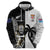 Custom Fiji And New Zealand Rugby Zip Hoodie Aotearoa Silver Fern Mix Fijian Tapa Pattern