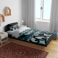 Kia Ora New Zealand Bedding Set Aotearoa Proud Maori Paua Shell Silver Fern LT14 - Polynesian Pride
