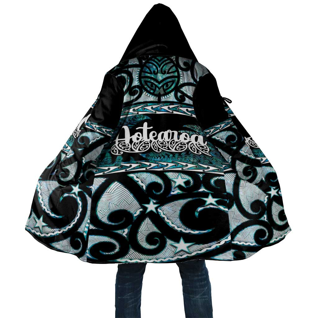 Kia Ora New Zealand Cloak Aotearoa Proud Maori Paua Shell Silver Fern LT14 Unisex Black - Polynesian Pride