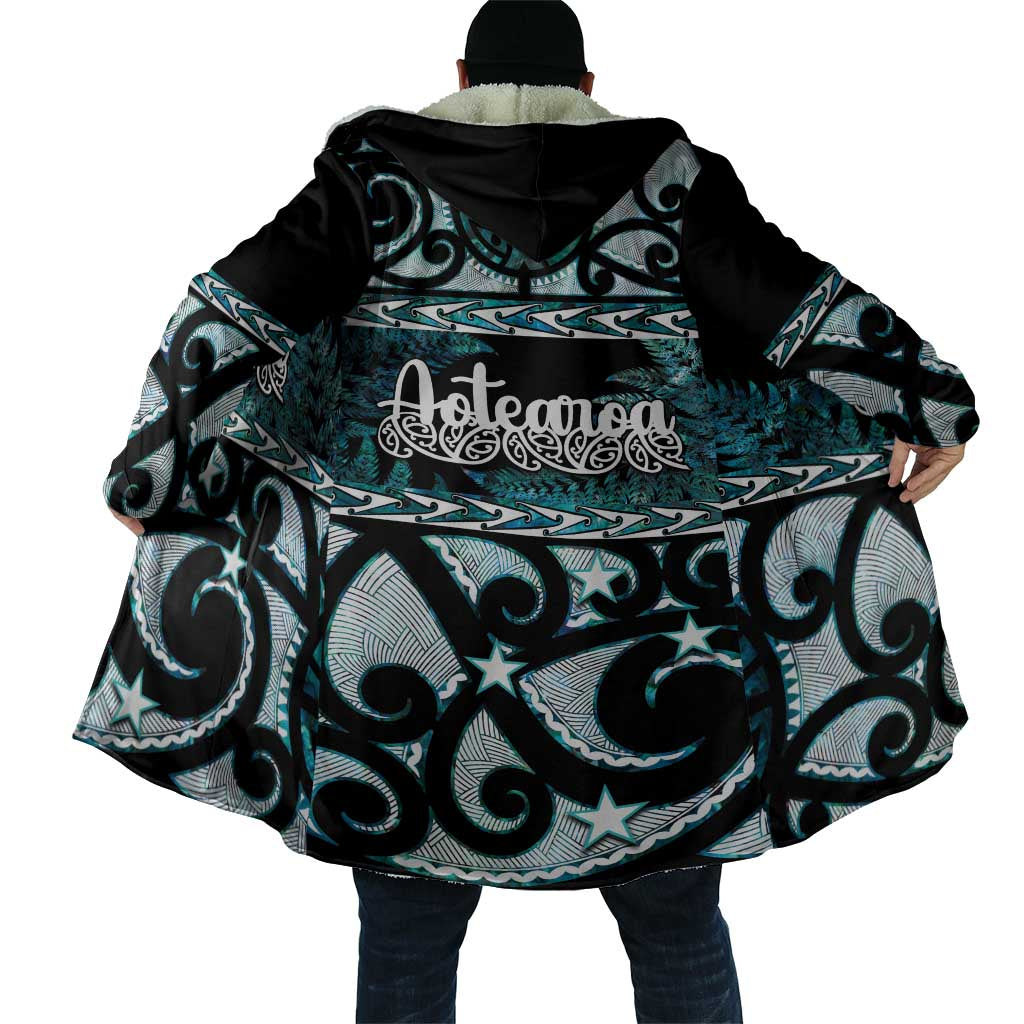 Kia Ora New Zealand Cloak Aotearoa Proud Maori Paua Shell Silver Fern LT14 - Polynesian Pride