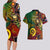 Vanuatu and Australia Couples Matching Long Sleeve Bodycon Dress and Hawaiian Shirt Vanuatuan Polynesian Mix Aussie Aboriginal Art LT14 - Polynesian Pride