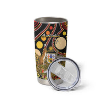 Vanuatu and Australia Tumbler Cup Vanuatuan Polynesian Mix Aussie Aboriginal Art LT14 - Polynesian Pride